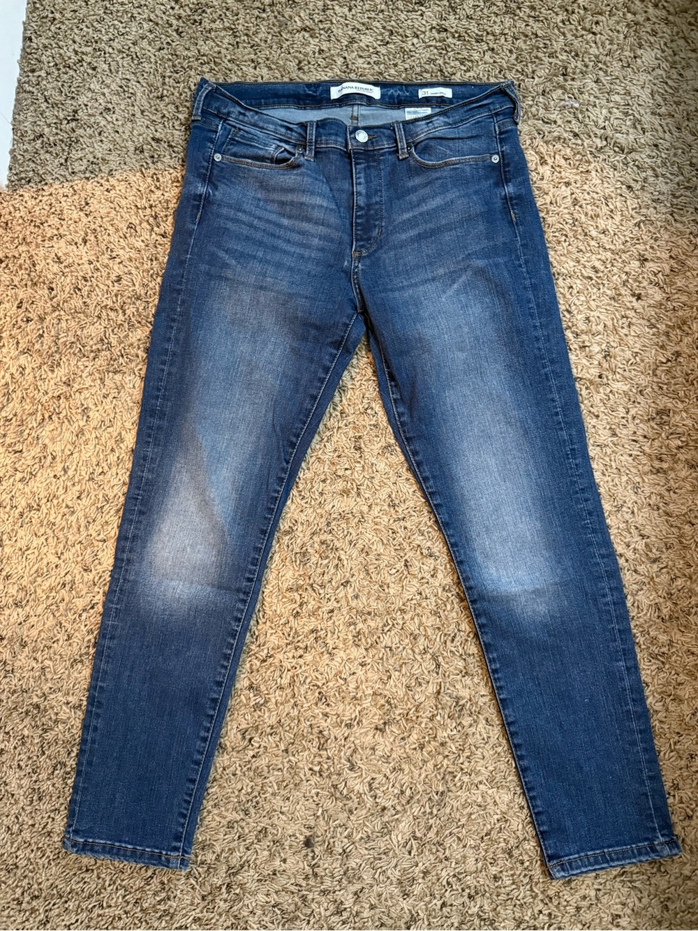 Banana Republic Womens Skinny Jeans - Dark Indigo Wash